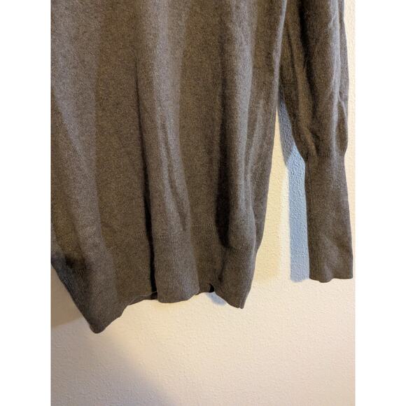 J. Crew cashmere brown sweater v neck size S - Picture 5 of 6